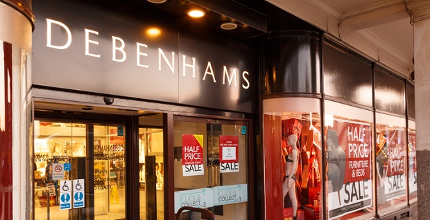 Debenhams nie être confronté à une crise de liquidités