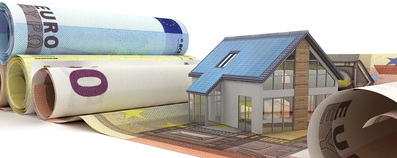 maison en 3D et billets euros