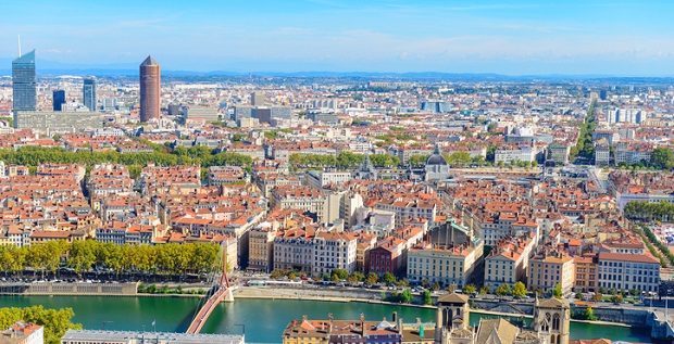 Paysage urbain de Lyon