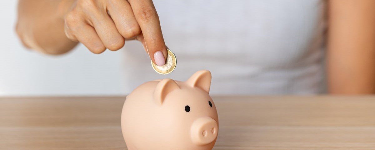 pièce dans une tirelire