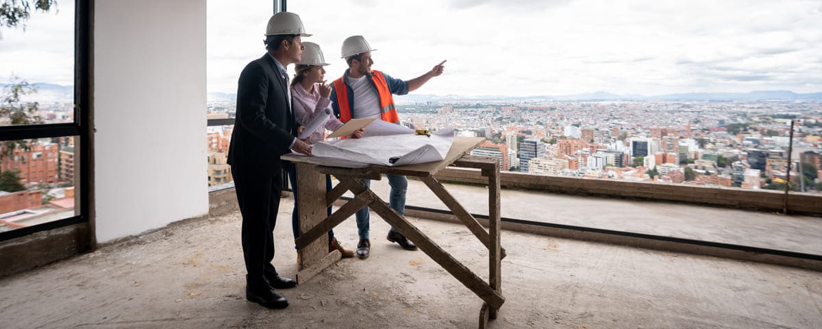 chantier de logements neufs