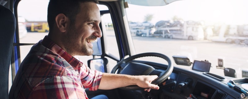 Chauffeur routier et assurance de prêt