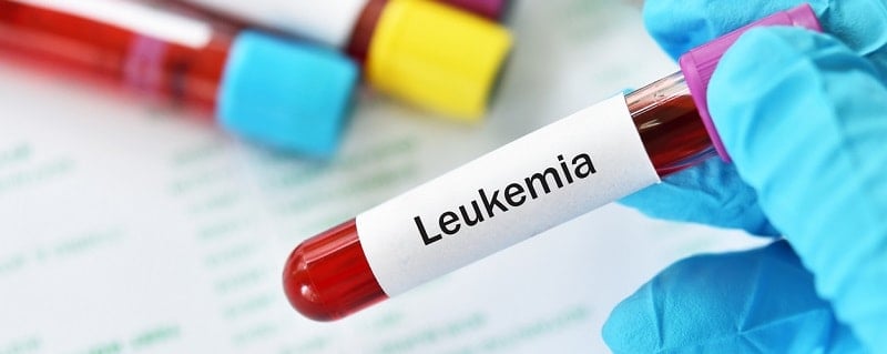 Tube de sang leucémie