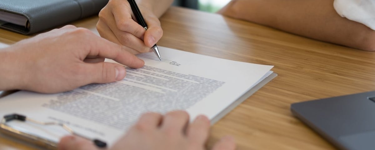 signature de document