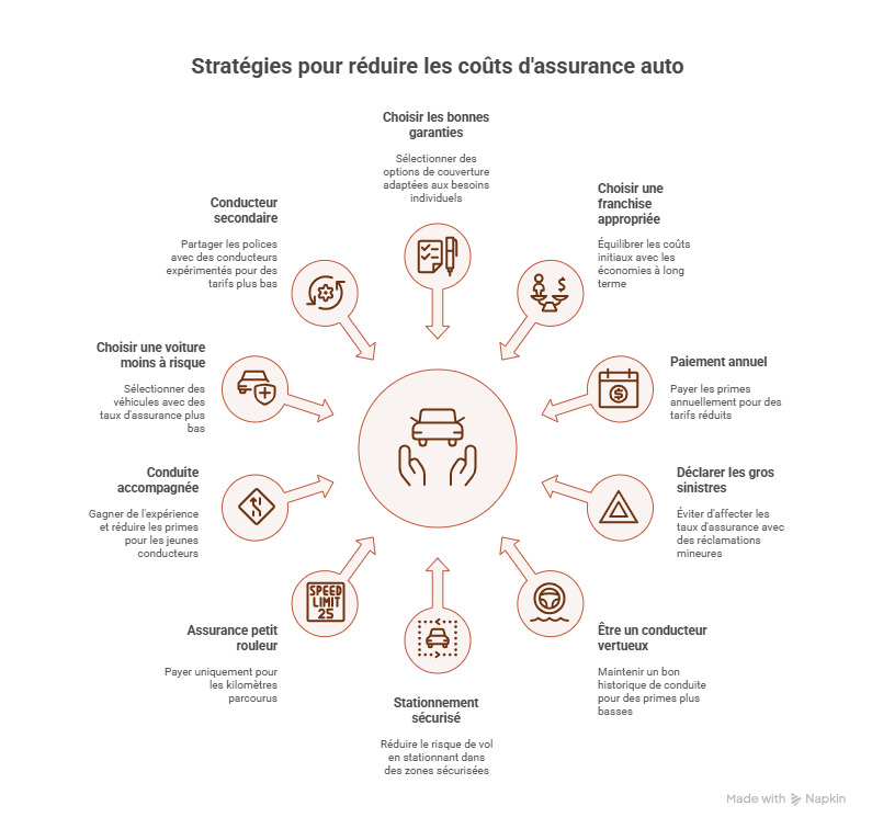 infographie assurance auto pas cher