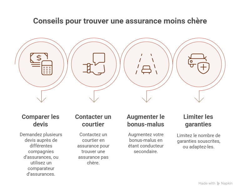 infographie assurance voiture sans permis
