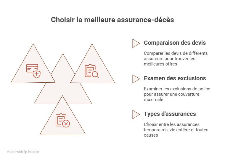 Infographie assurance décès sans questionnaire médical