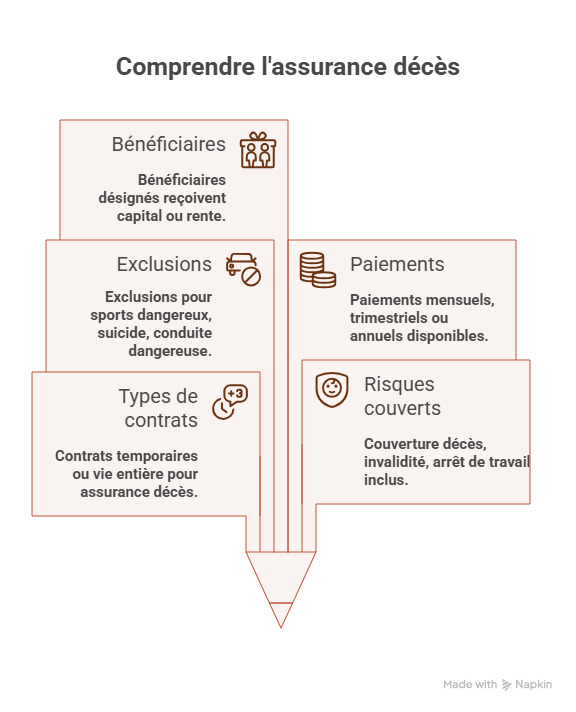 Infographie assurance décès