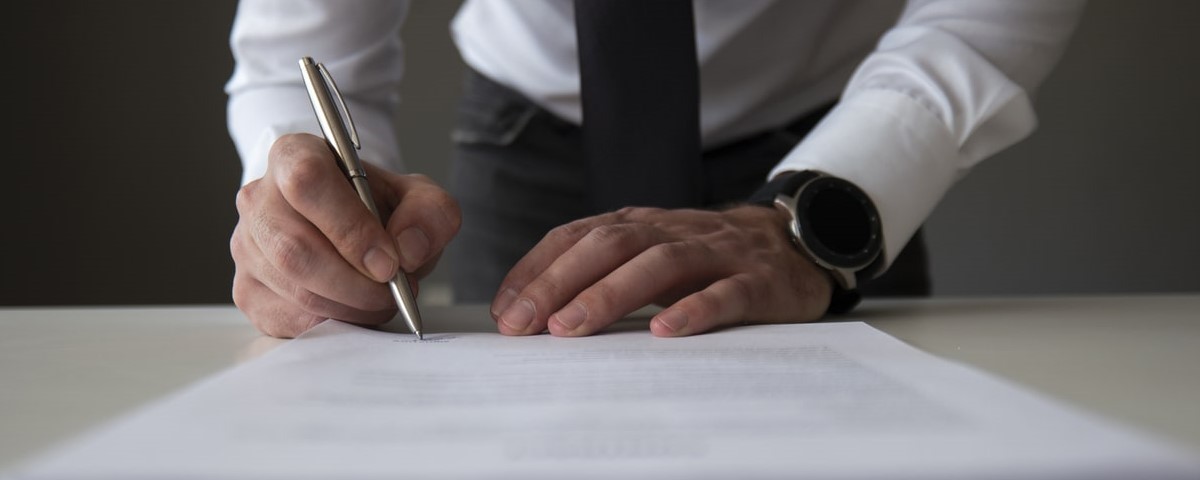 signature de document